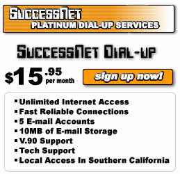 SuccessNet Dial-up
